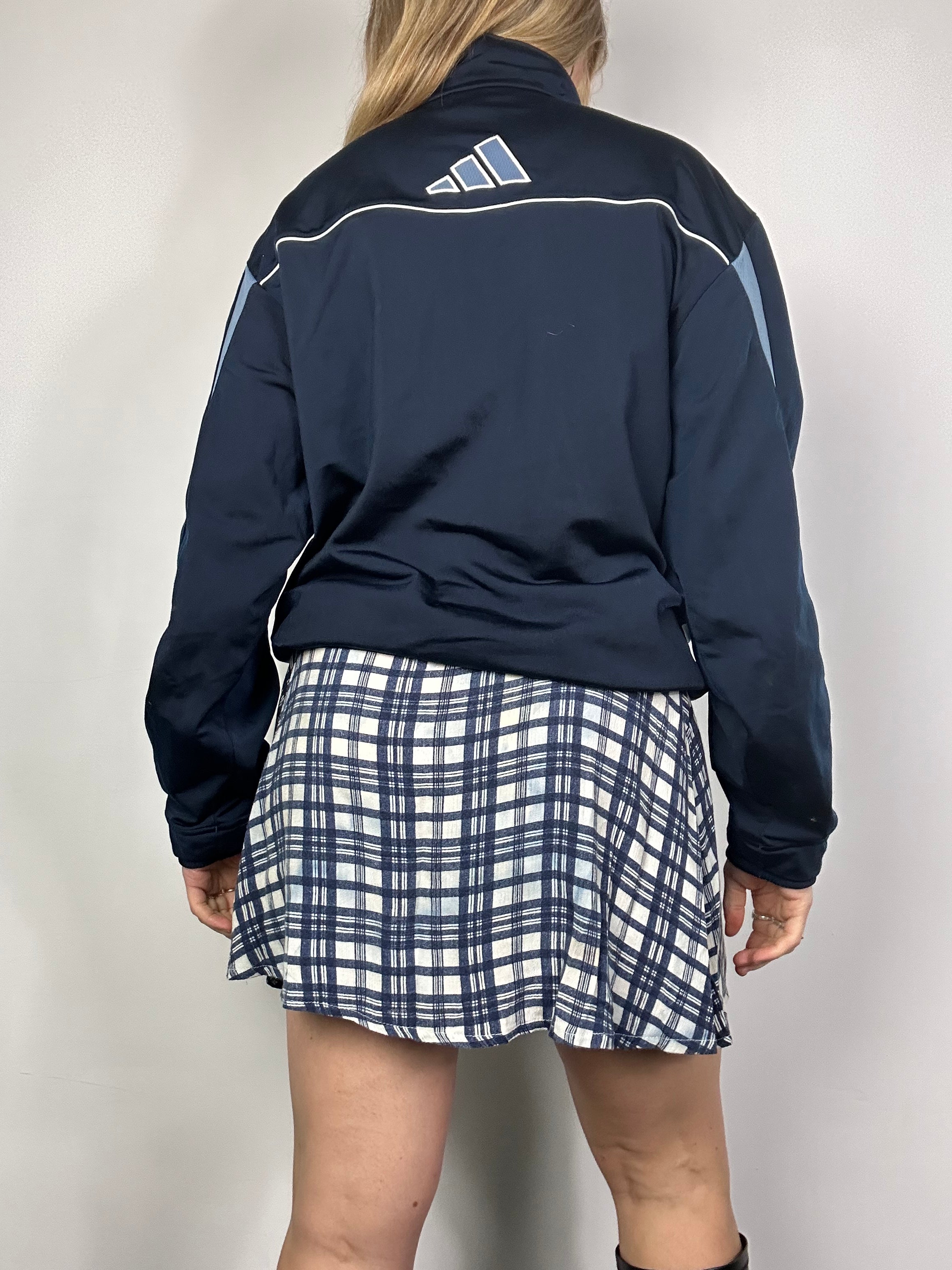 Navy Adidas Track Jacket Size 10