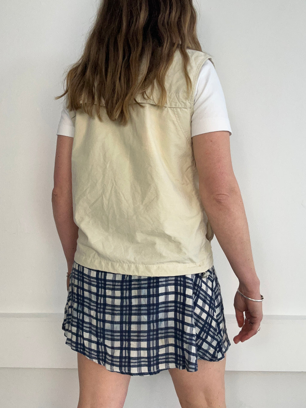 Cream Utility Vest Size 10