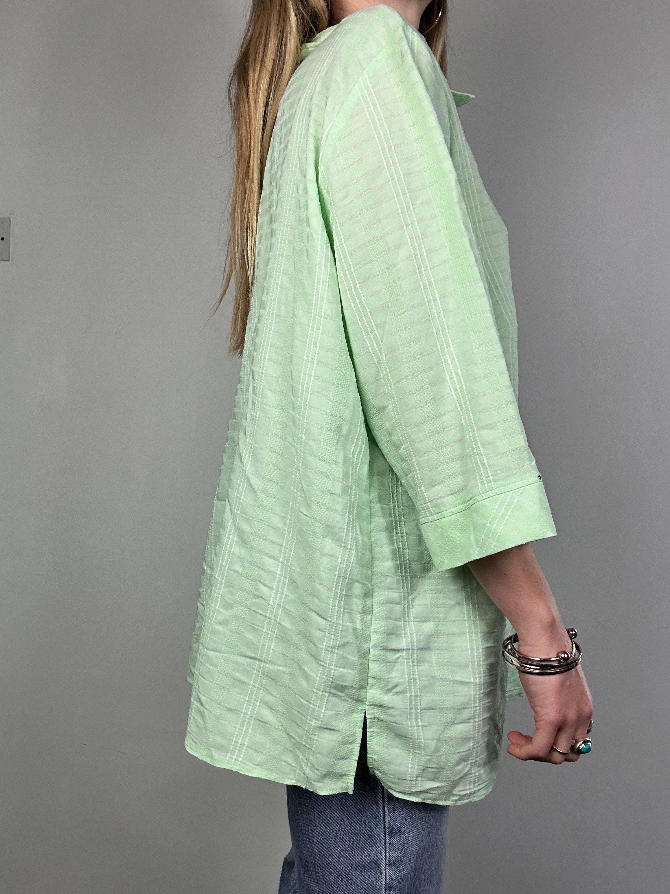 Mint Zip Shirt Size Xl