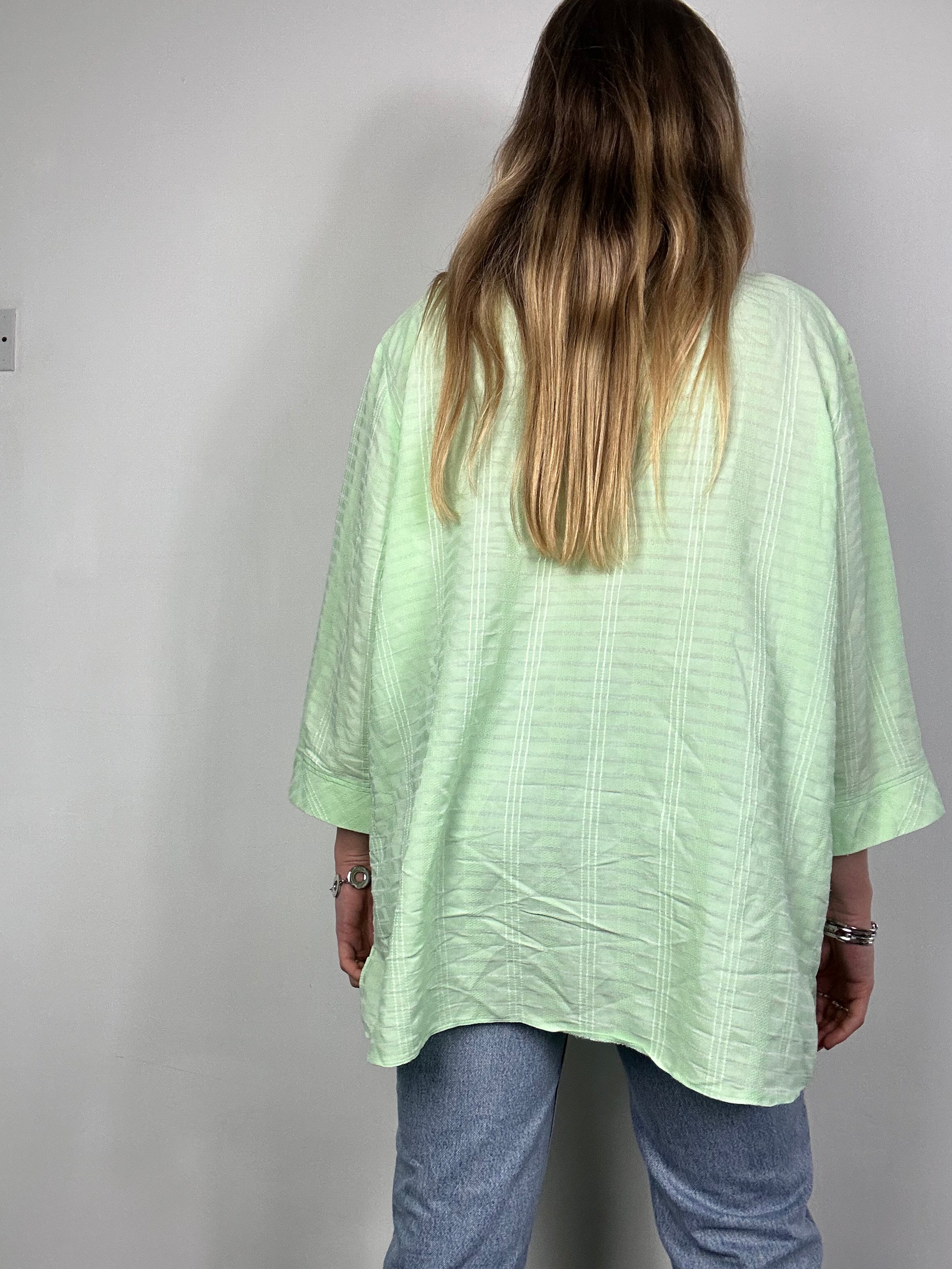 Mint Zip Shirt Size Xl