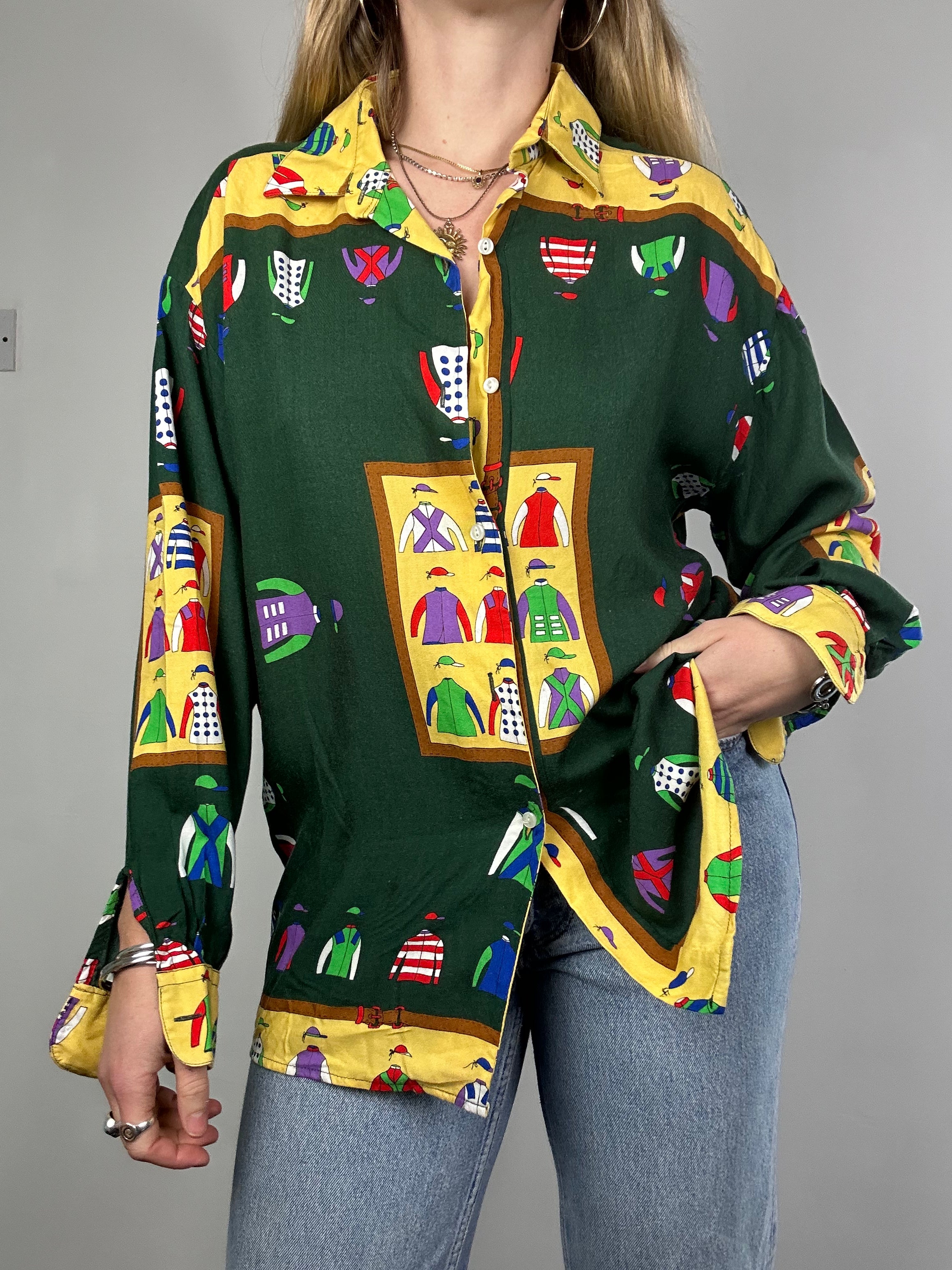 Racing Silks Shirt Size 12