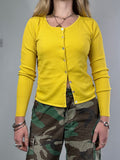 Yellow cardigan size 8/10