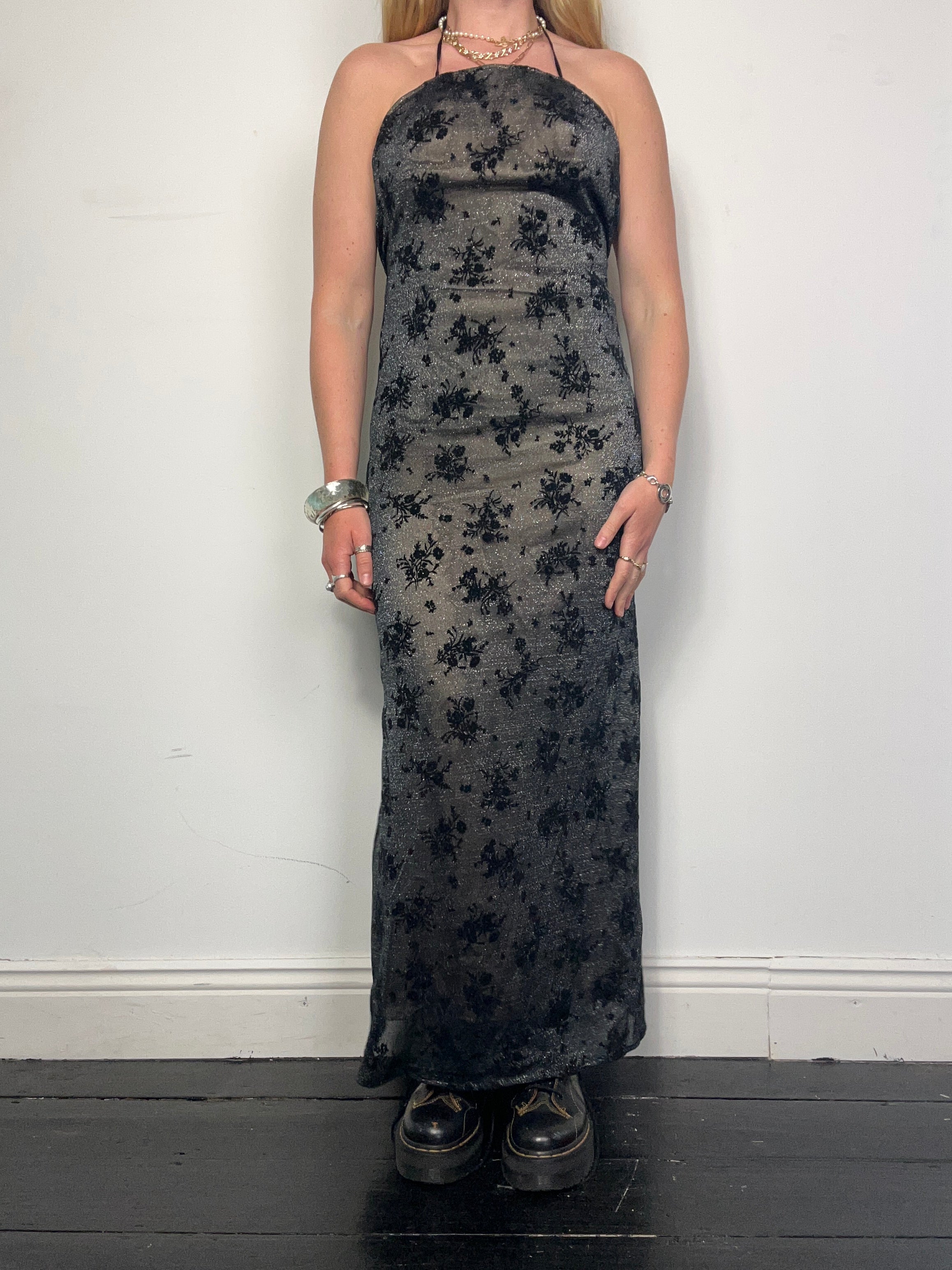 Halter Neck 90's Dress Size 6