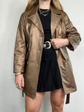 Bronze Trench Coat Size 12