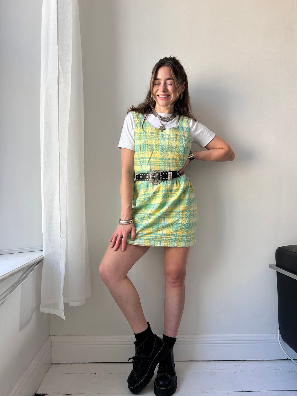 Tartan 90's Dress Size 12