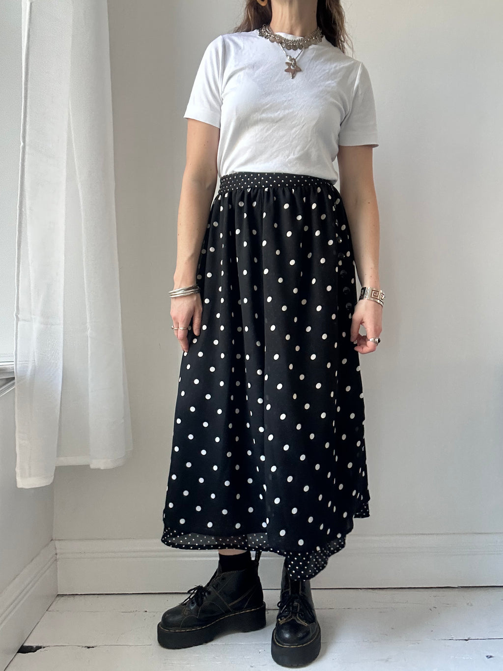 Polkadot Midi Skirt Size 10/12