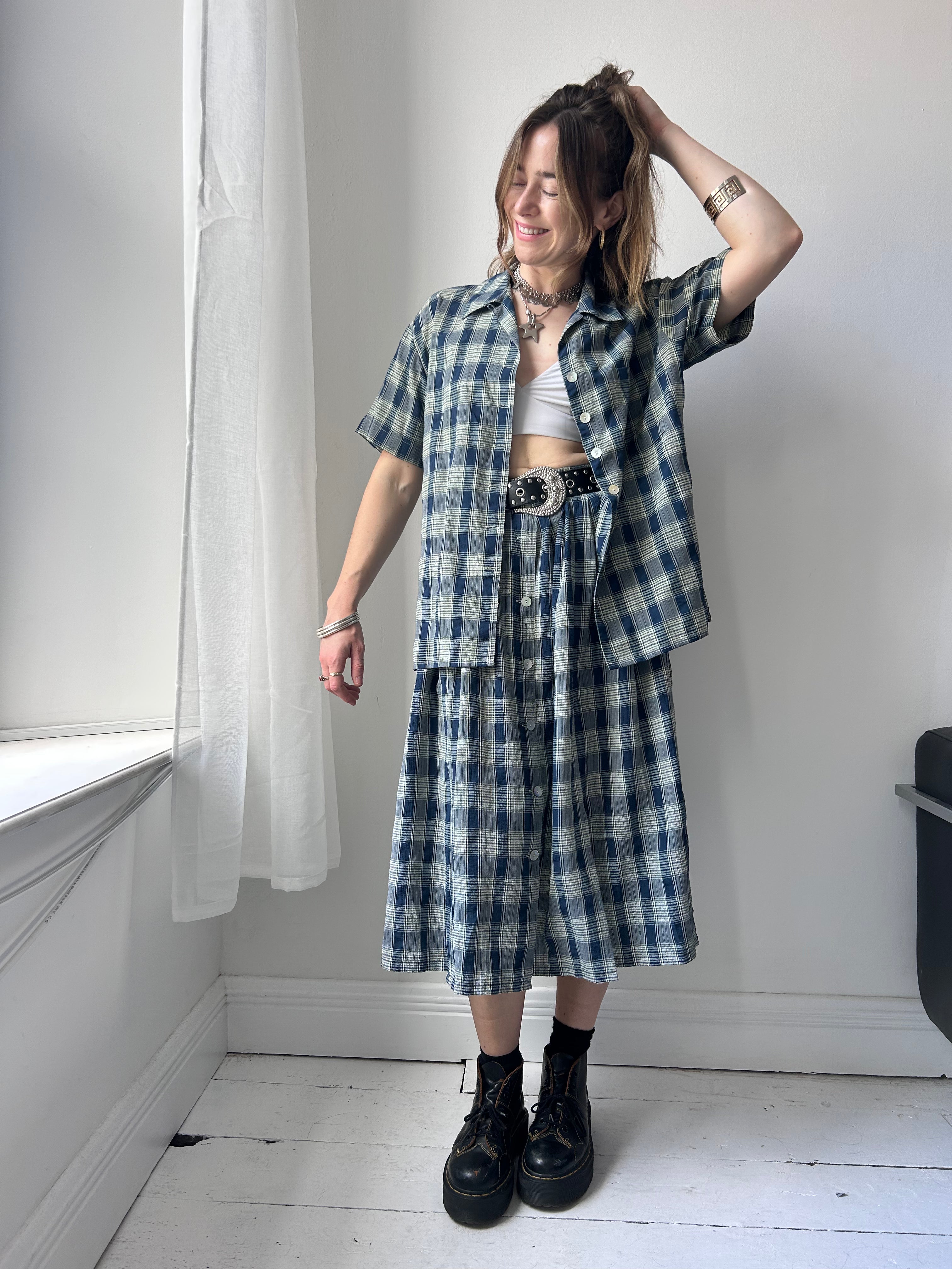 Tartan Two Piece Set Size 12
