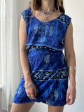 Blue top And Skirt Size 12