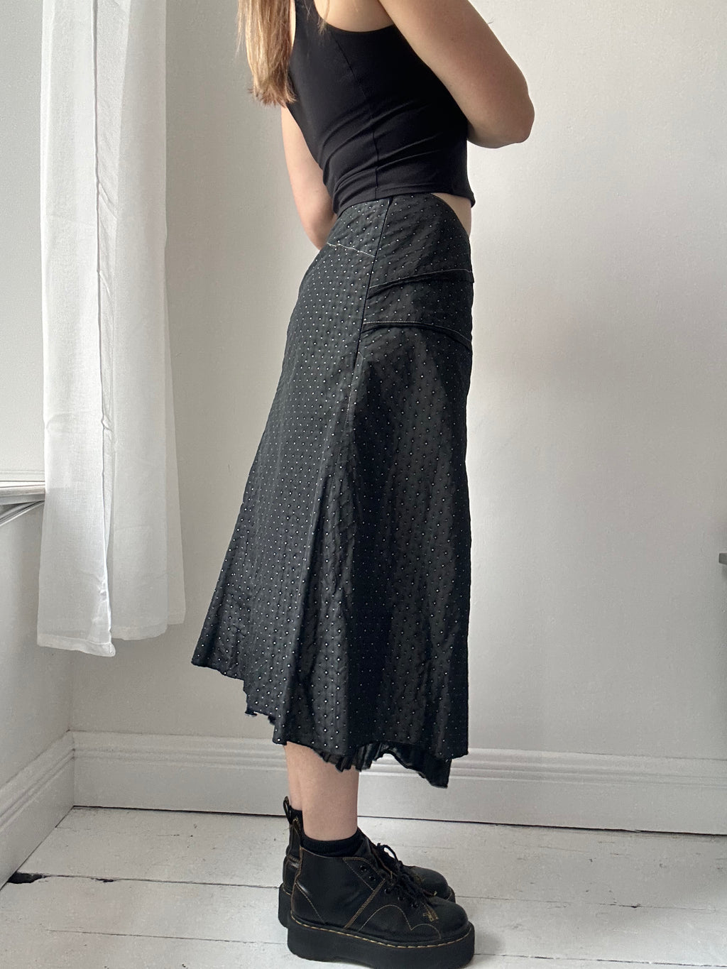 Black Midi Skirt Size 10