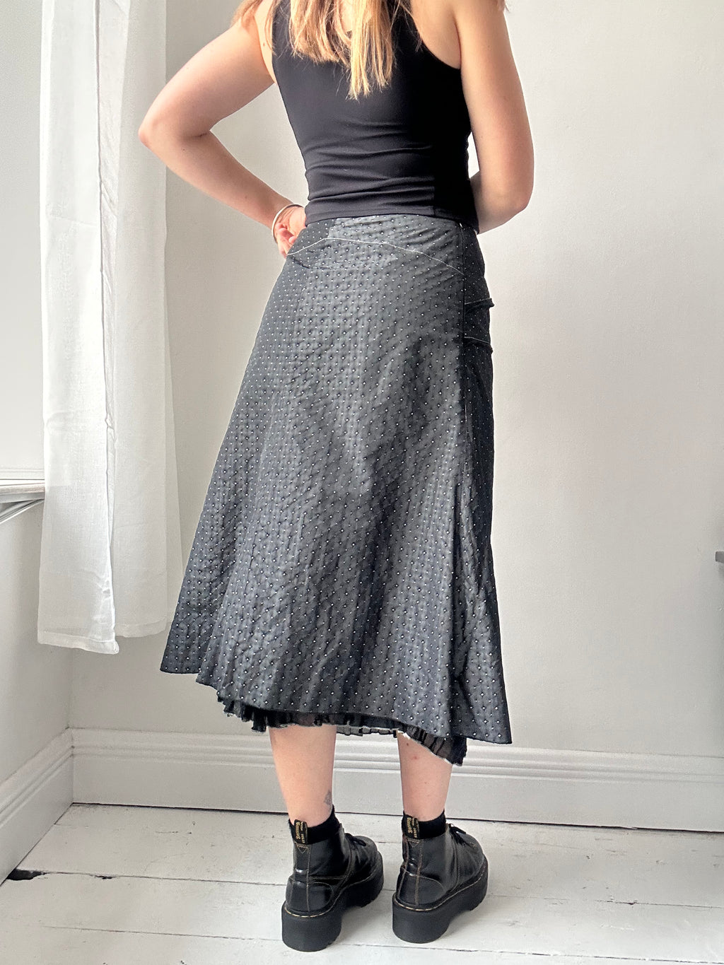 Black Midi Skirt Size 10