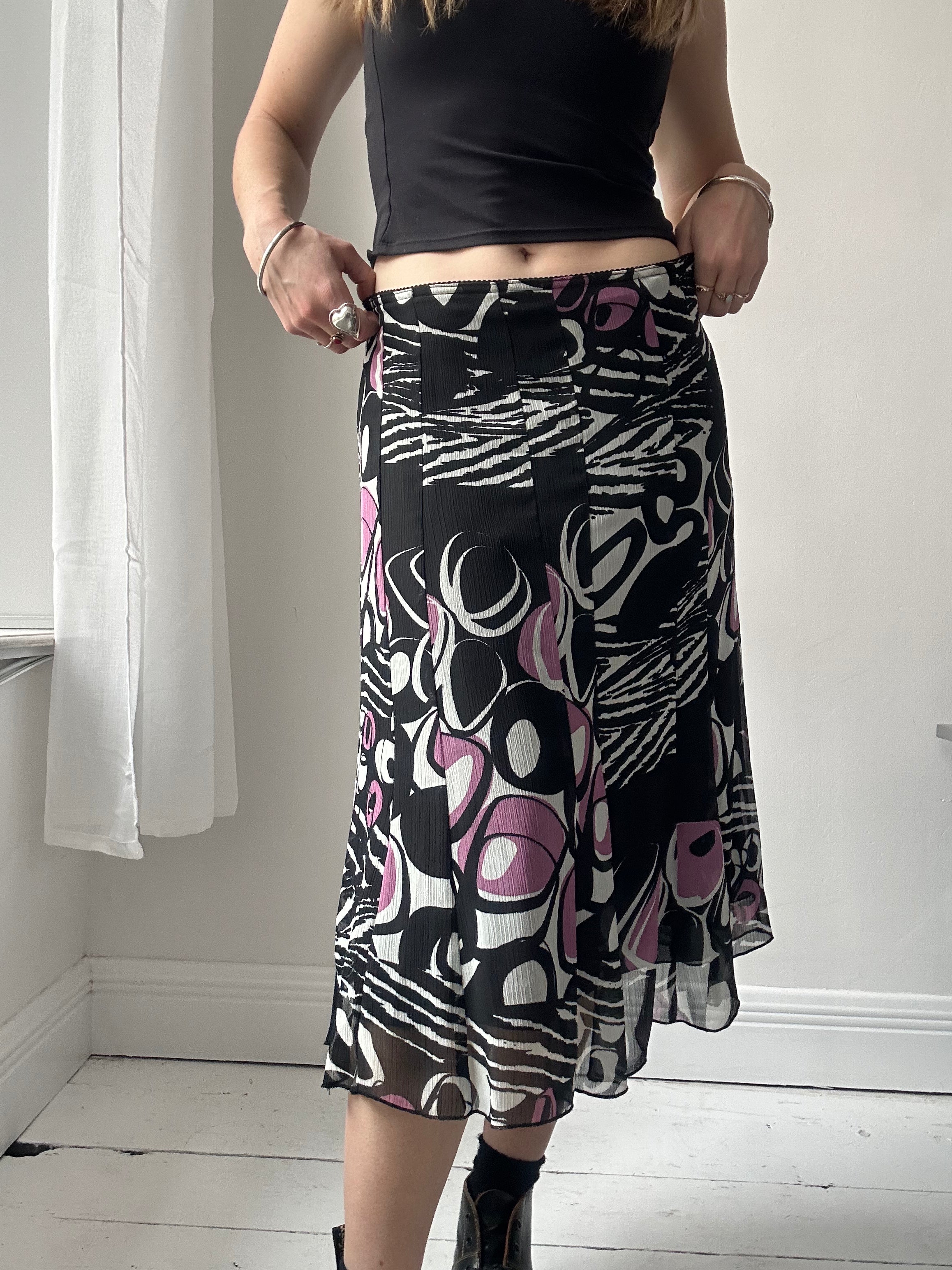 Chiffon Midi Skirt Size 12