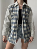 Tartan Cord Shirt 90's Size M