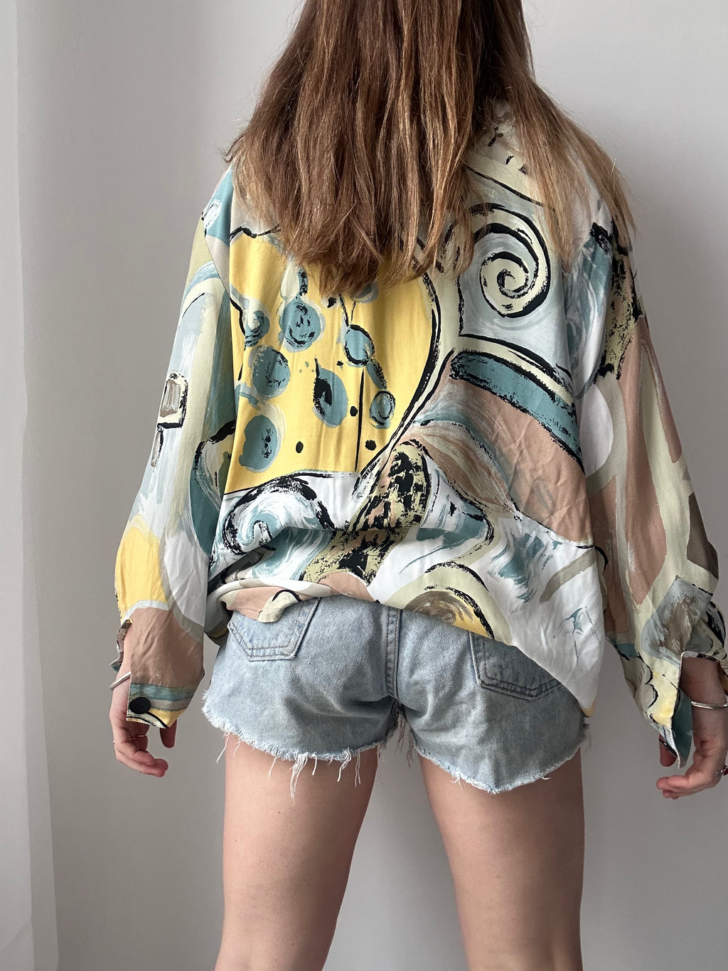 80's Printed Shirt Size Xl