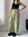 Green Maxi Skirt 90's Size 14