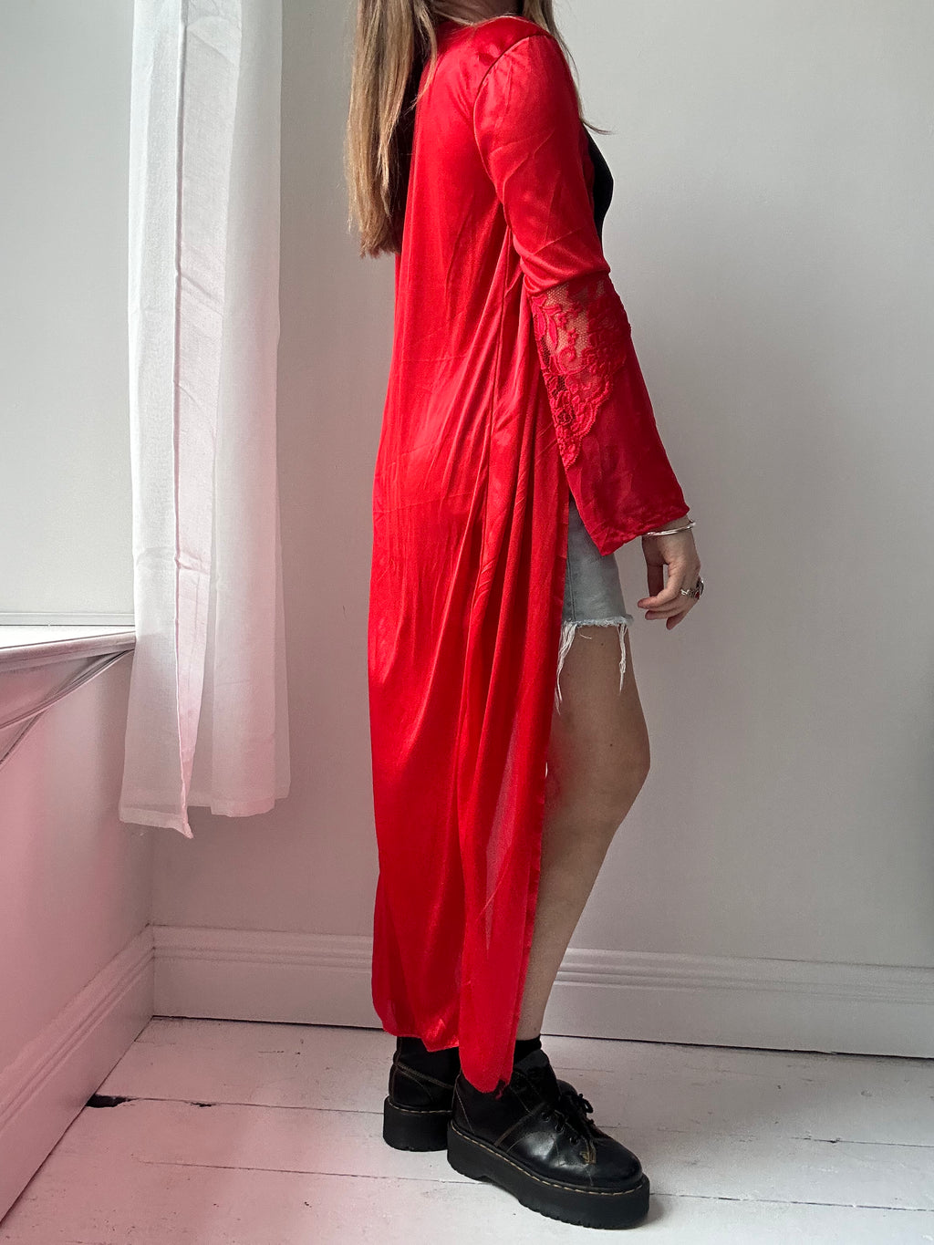 Red Lace Gown Size 10/12