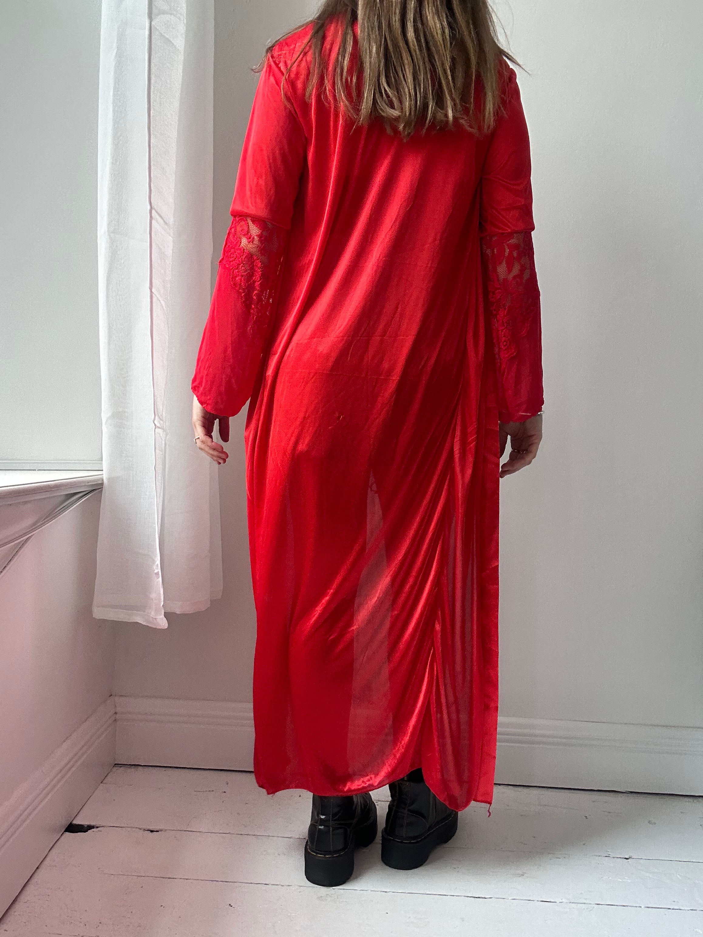 Red Lace Gown Size 10/12