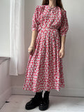 Floral Shirt And Skirt 80's Size 12