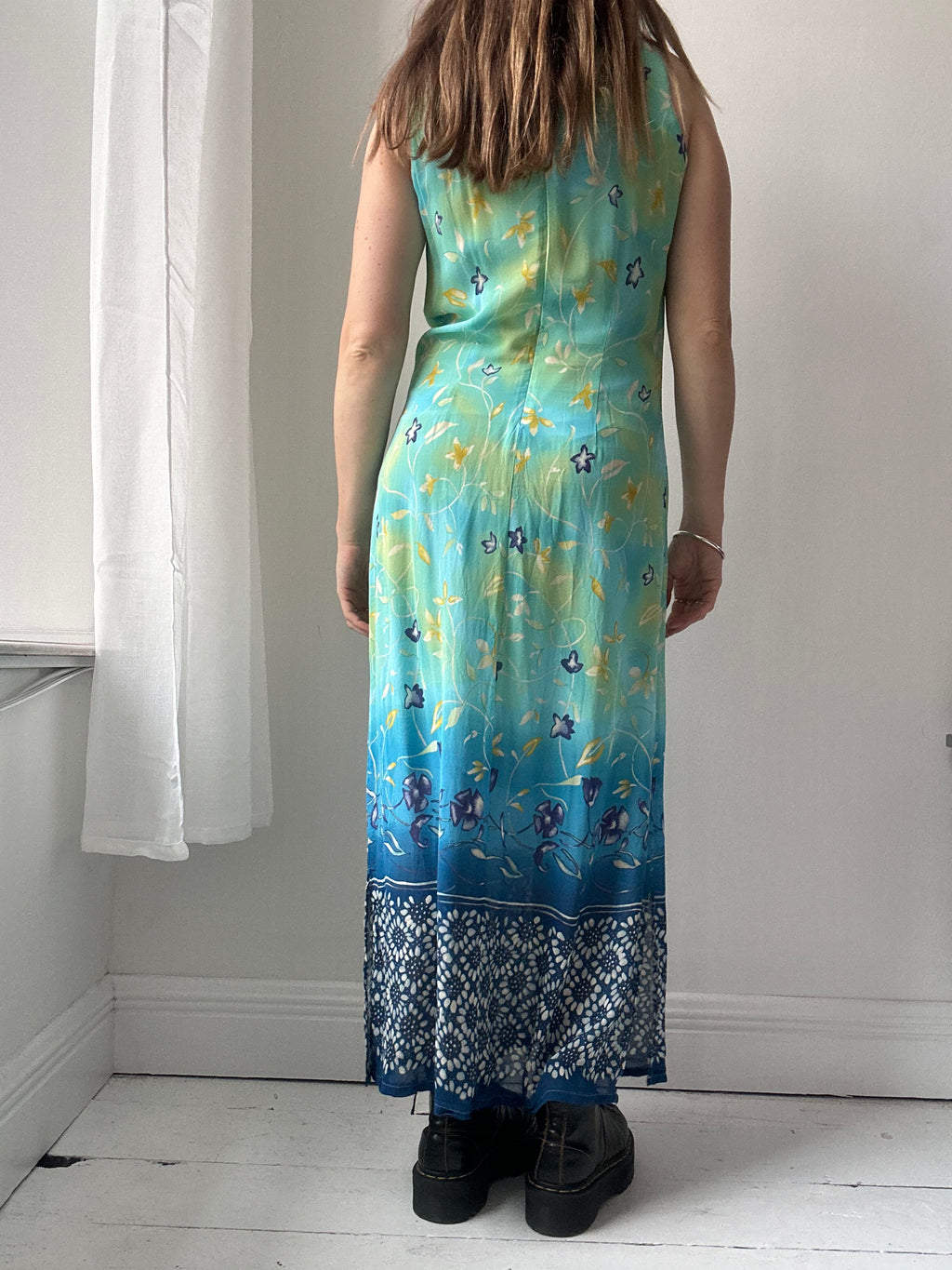 Turquoise Maxi Dress Size 10