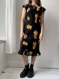 Yellow Midi Dress Size 10