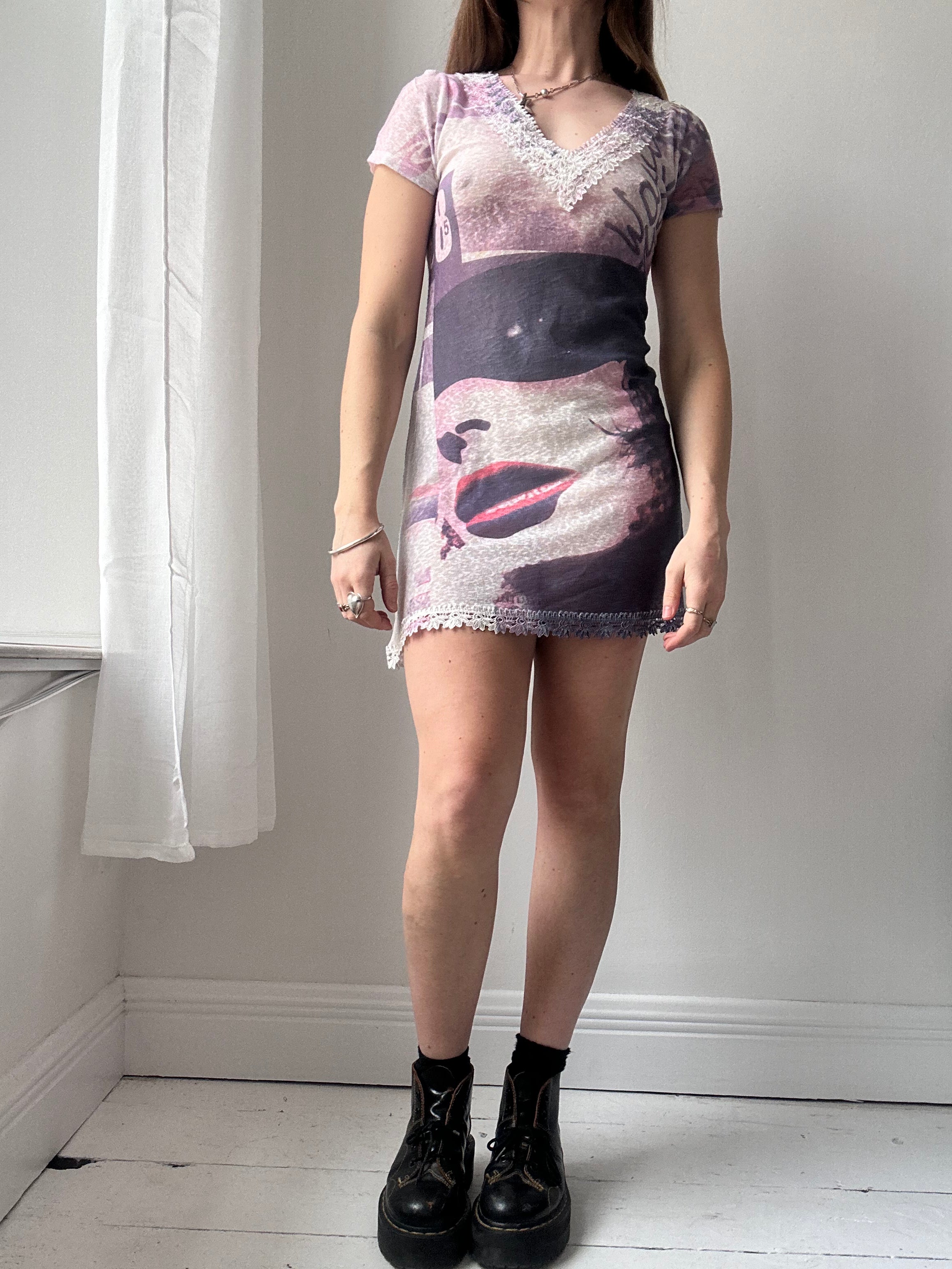 Knitted Mini Dress Size 8