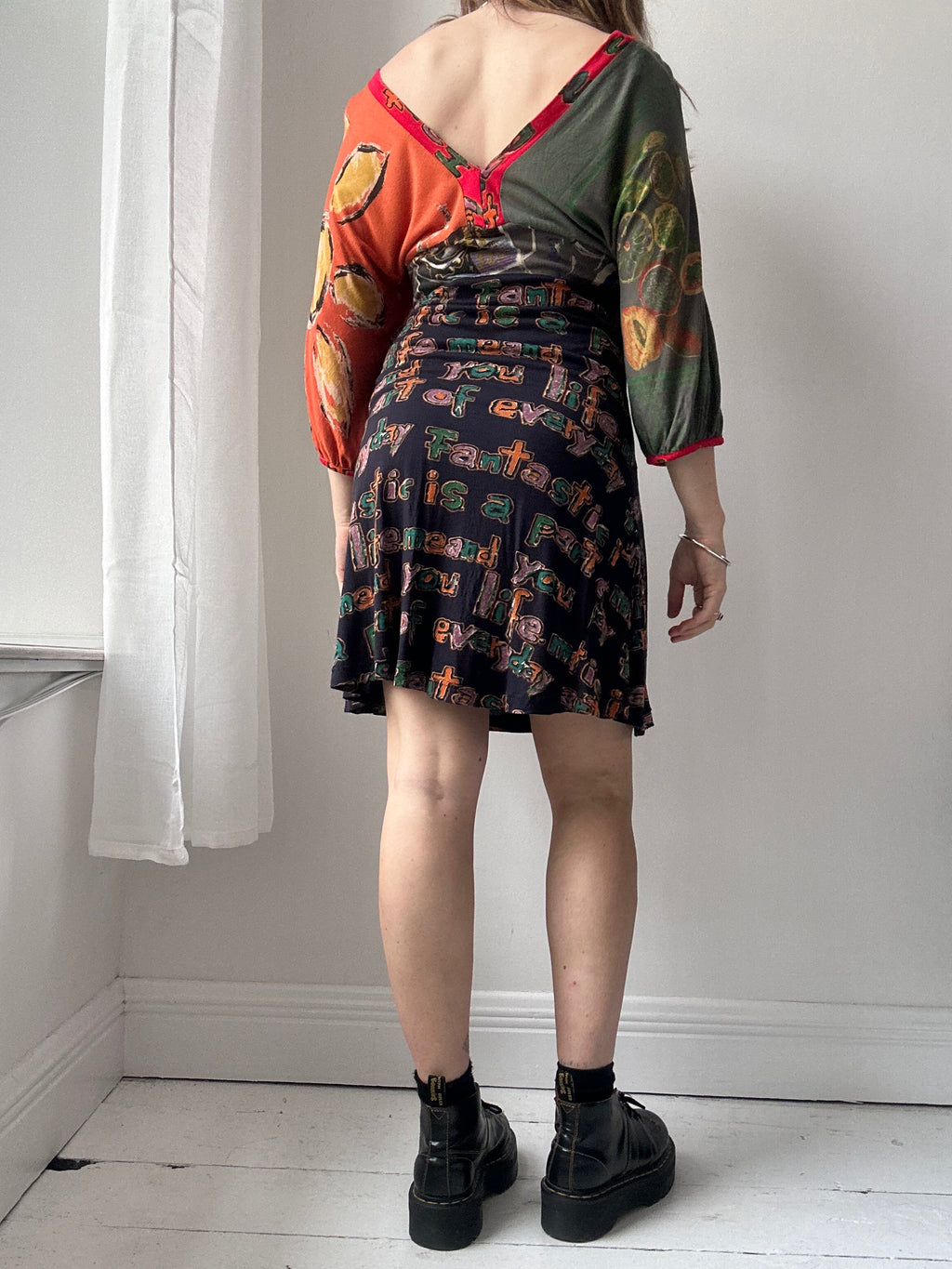 V Neck Jersey Dress Size 10/12