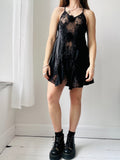 Black Backless Slip Dress Size 10