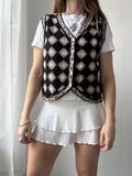 Diamond Print Sweater vest Size 10/12
