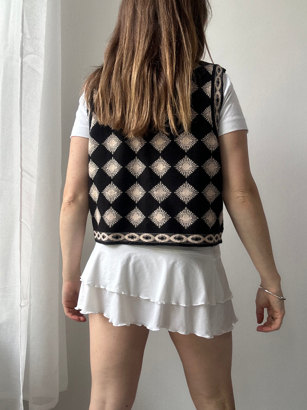 Diamond Print Sweater vest Size 10/12
