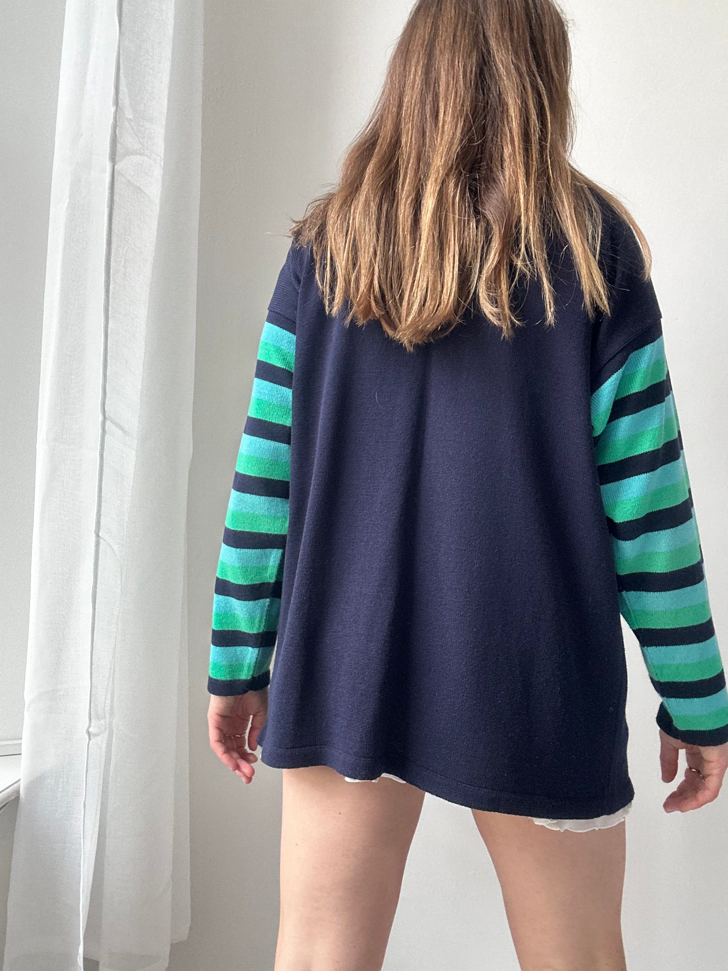 Striped Cardigan 90's Size 12