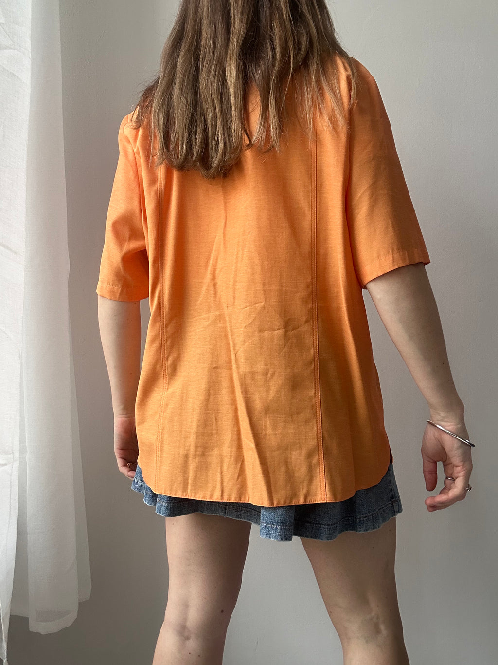 Orange 80's Shirt Size 14