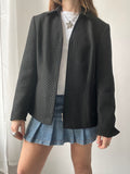 Hand Painted Black Jacket size 14