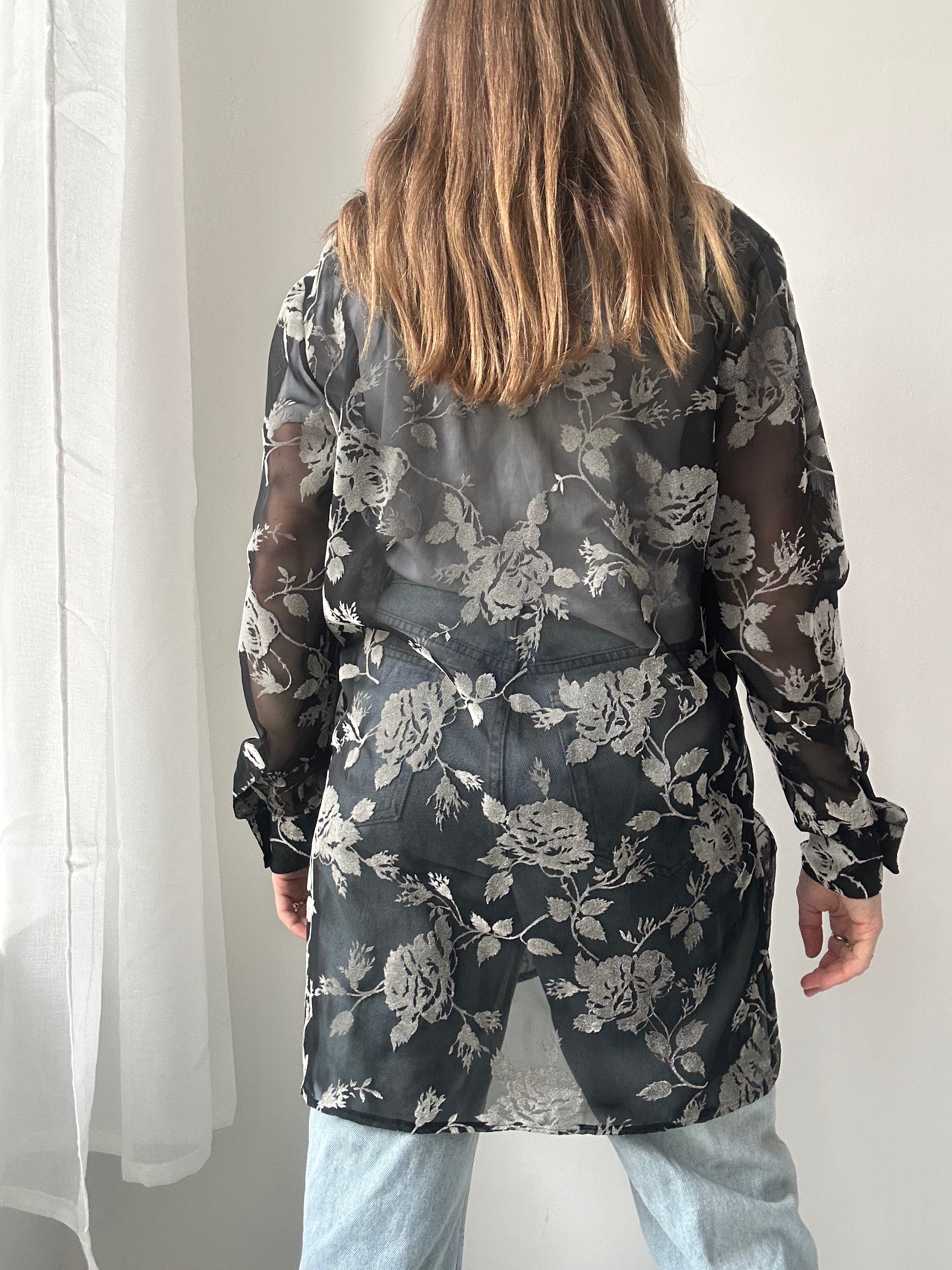 Balck Sheer Shirt Size L