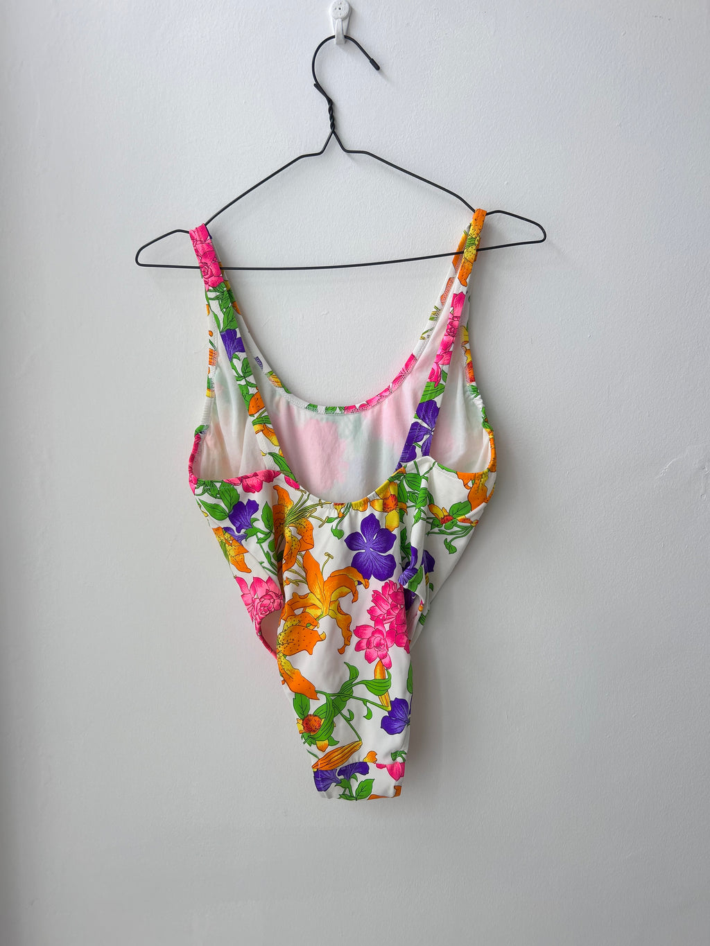 Floral 80's Swimsuit Size 10