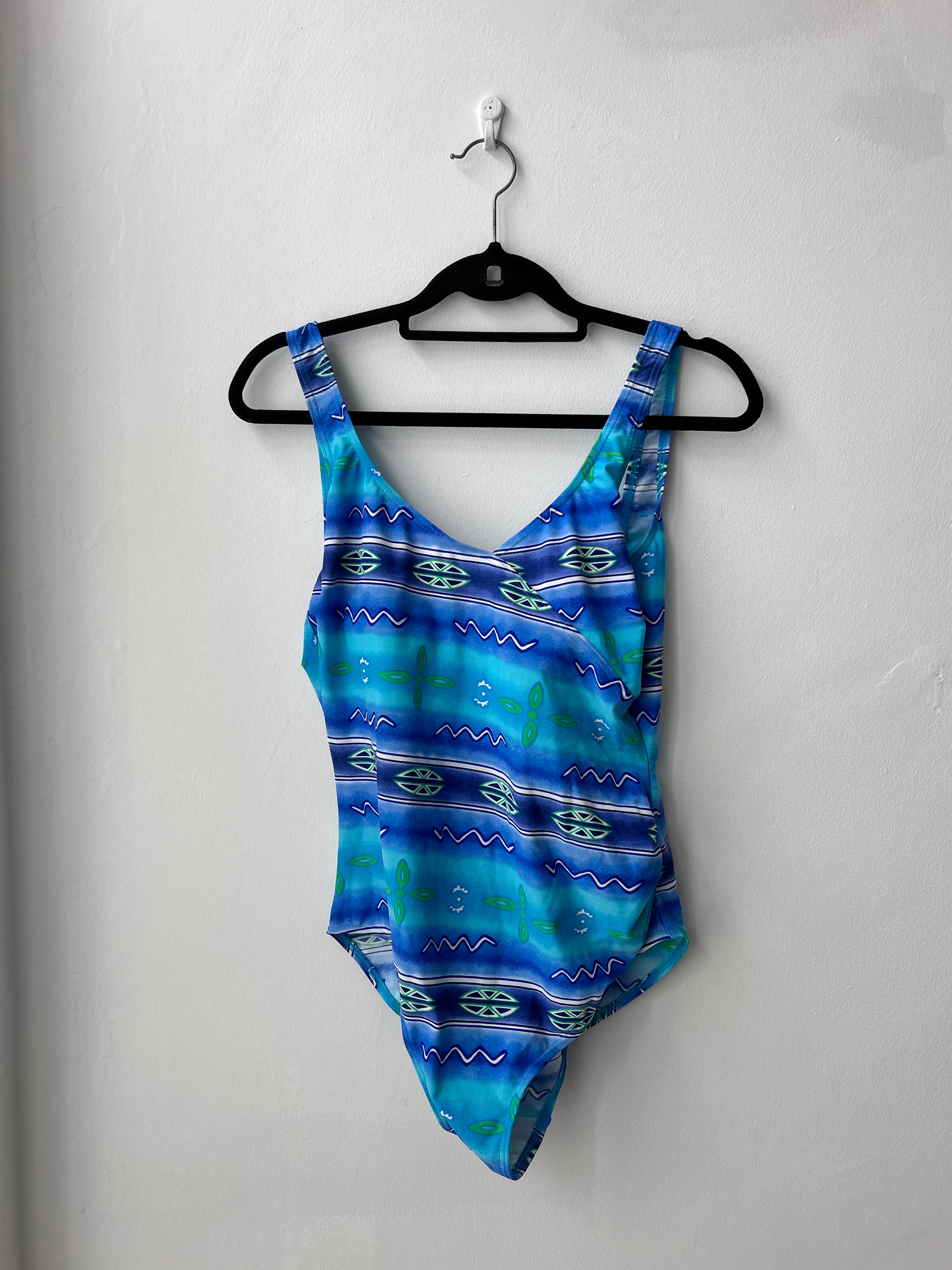 Blue 90's Swimsuit Size 14