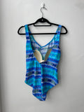 Blue 90's Swimsuit Size 14