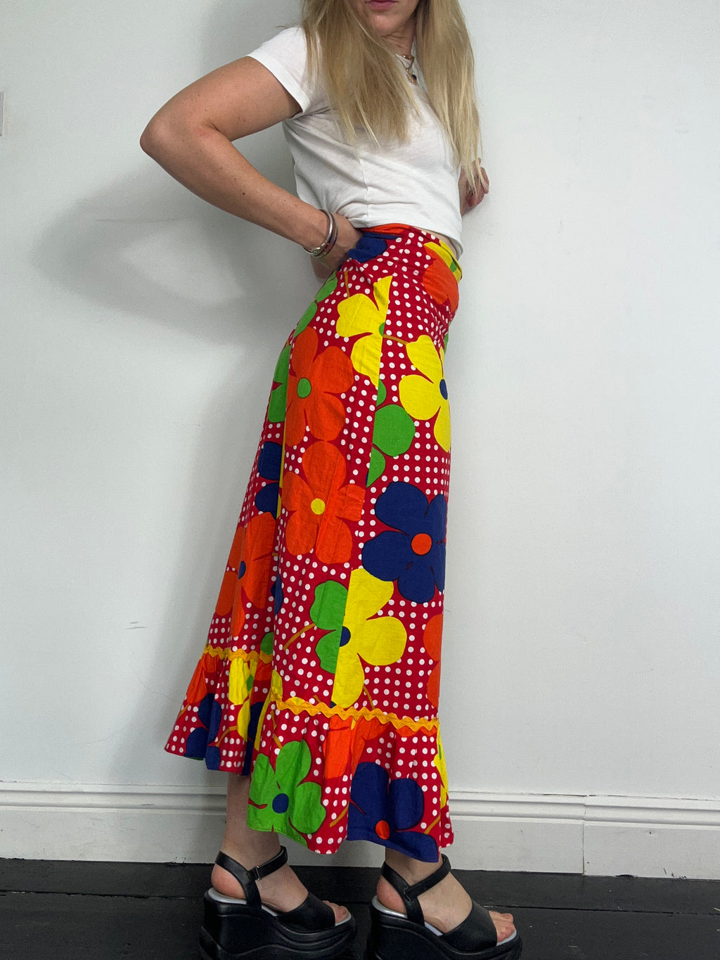 1970's Maxi Skirt Size 8