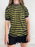 Striped 90's Horse Tee Size M