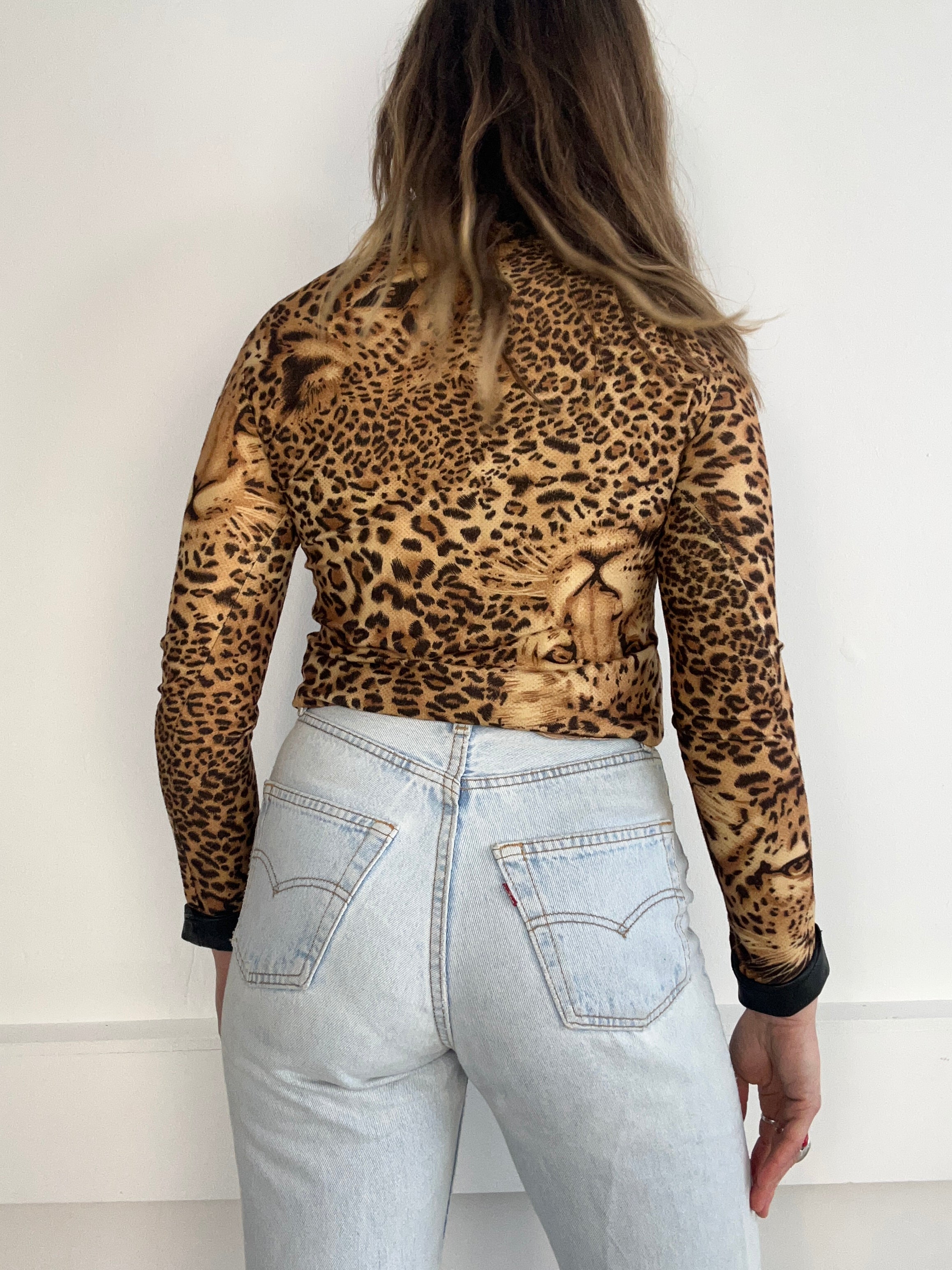 Tiger print Long Sleeve Size 8