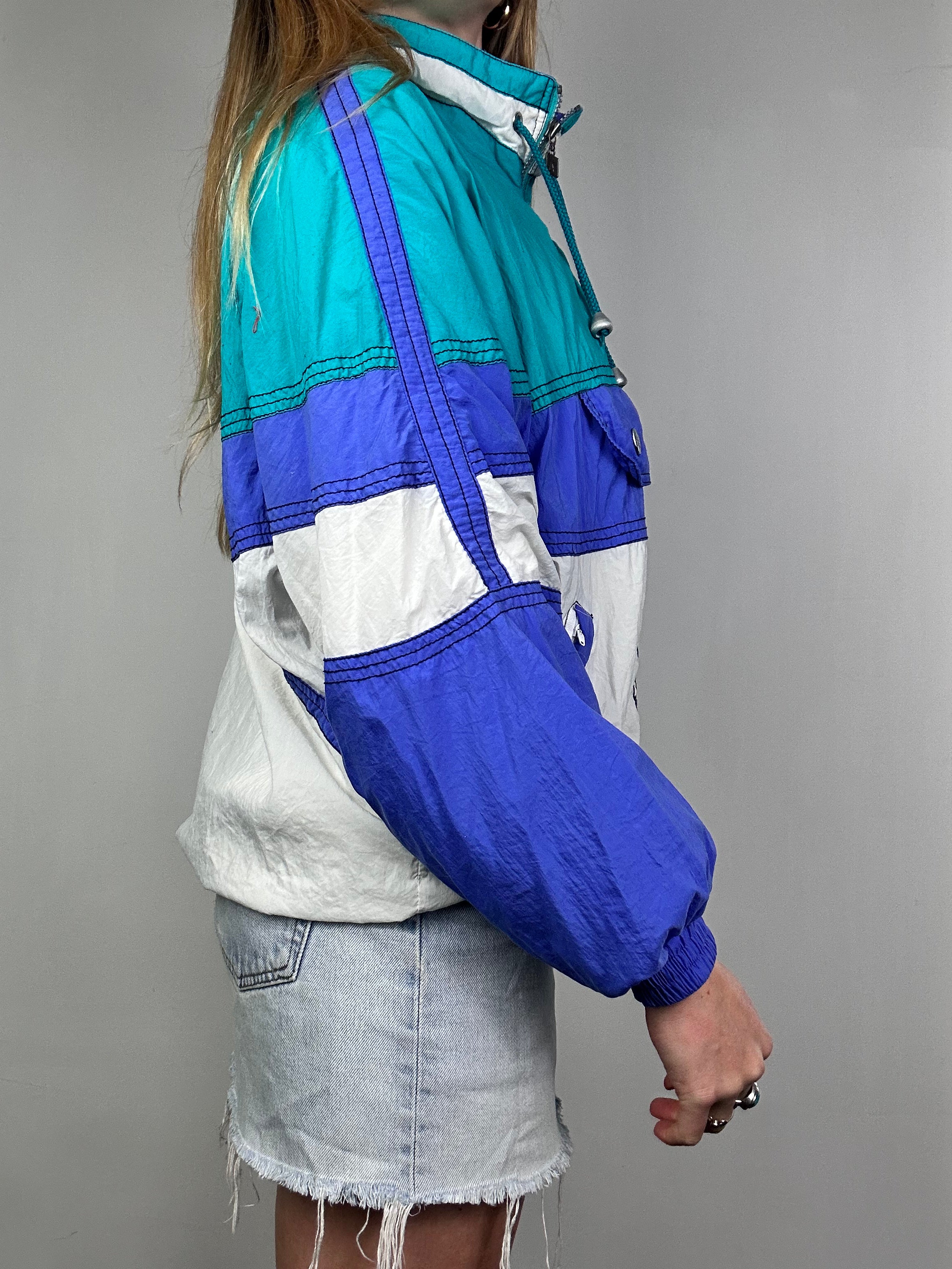 Half Zip Track jacket 80's Size 12
