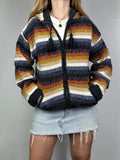 Striped Knit Hoodie Size 10