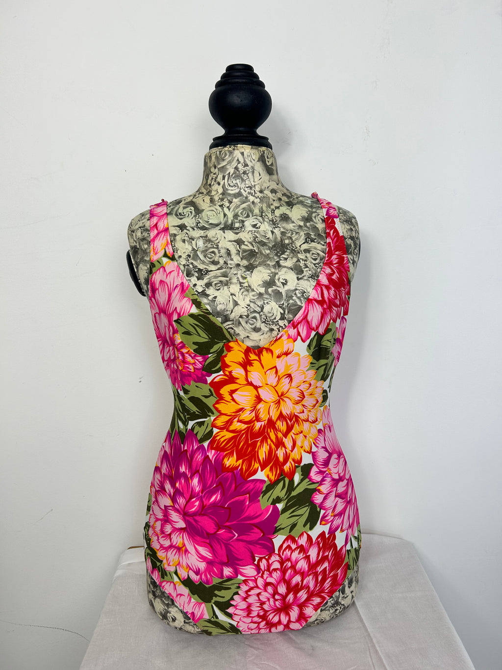 Pink Floral Swimsuit Size 12