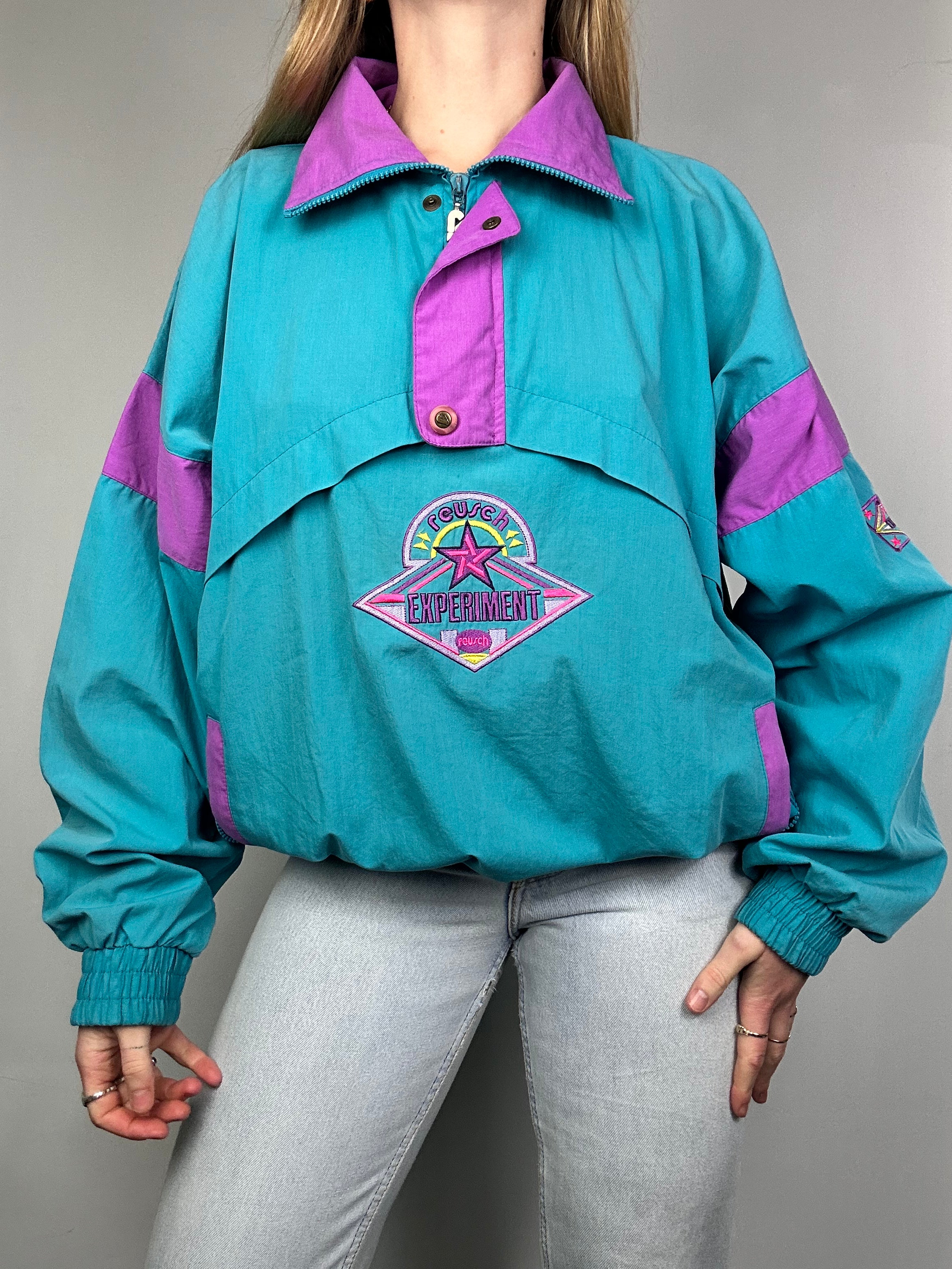 Half Zip Windbreaker Size L
