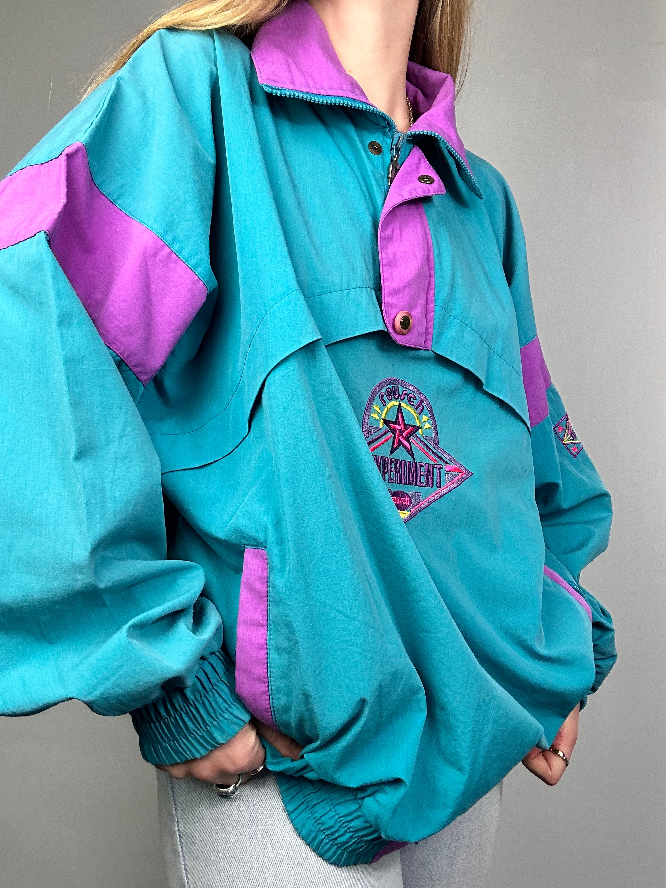 Half Zip Windbreaker Size L