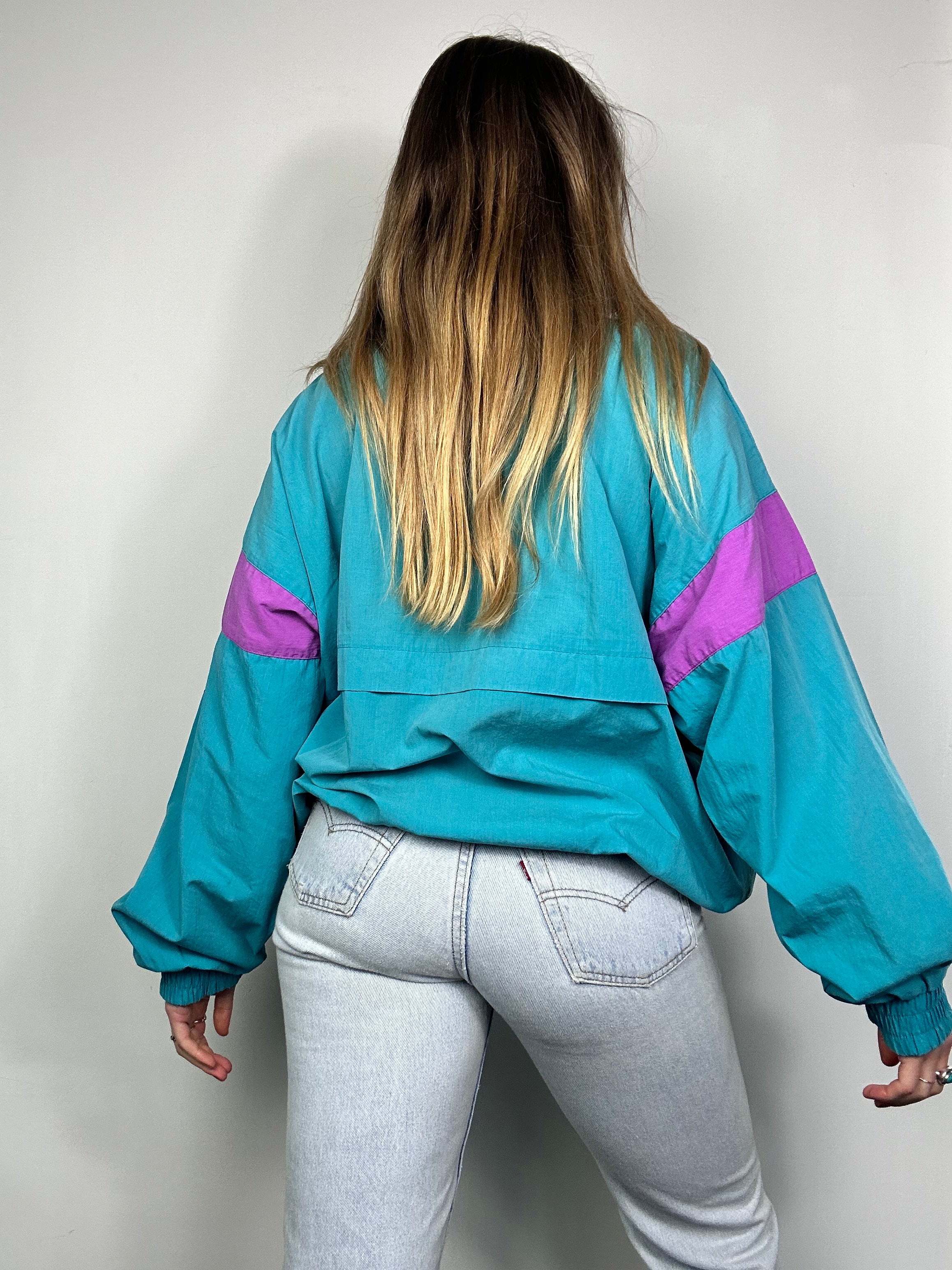 Half Zip Windbreaker Size L