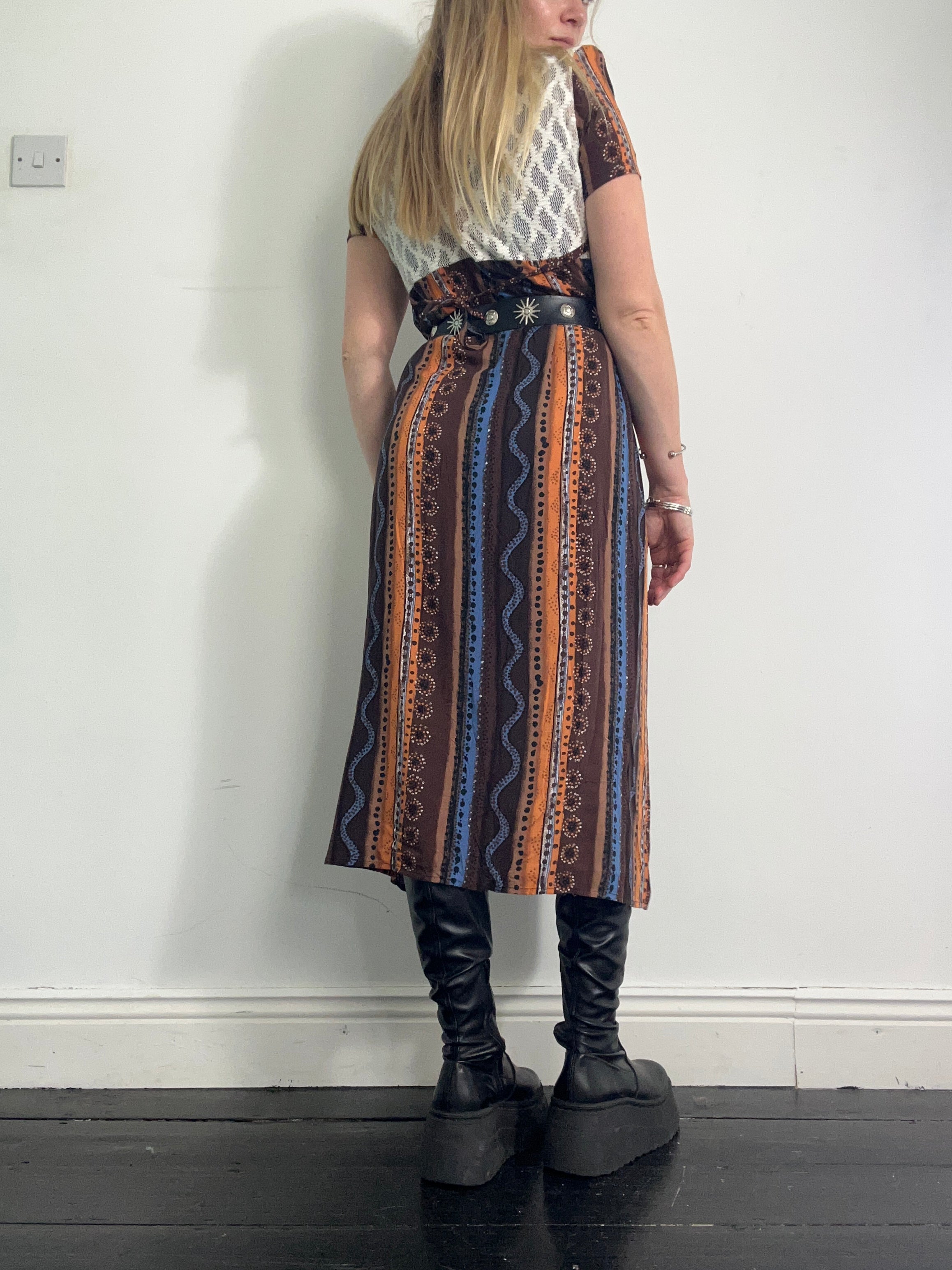 Brown 90's Dress Size 10