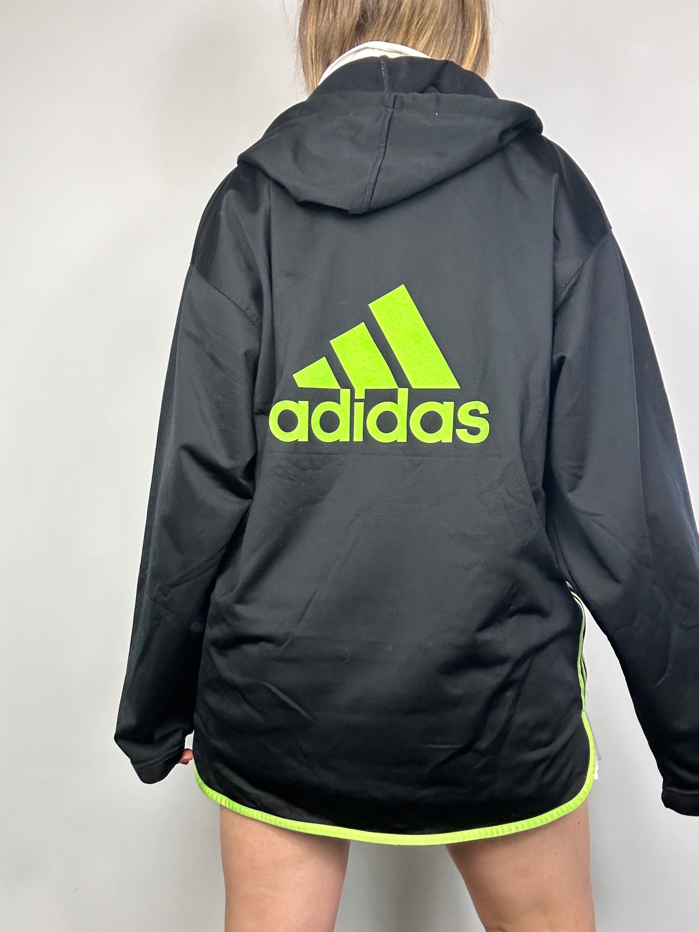 ADidas Black Track Jacket Size L/XL