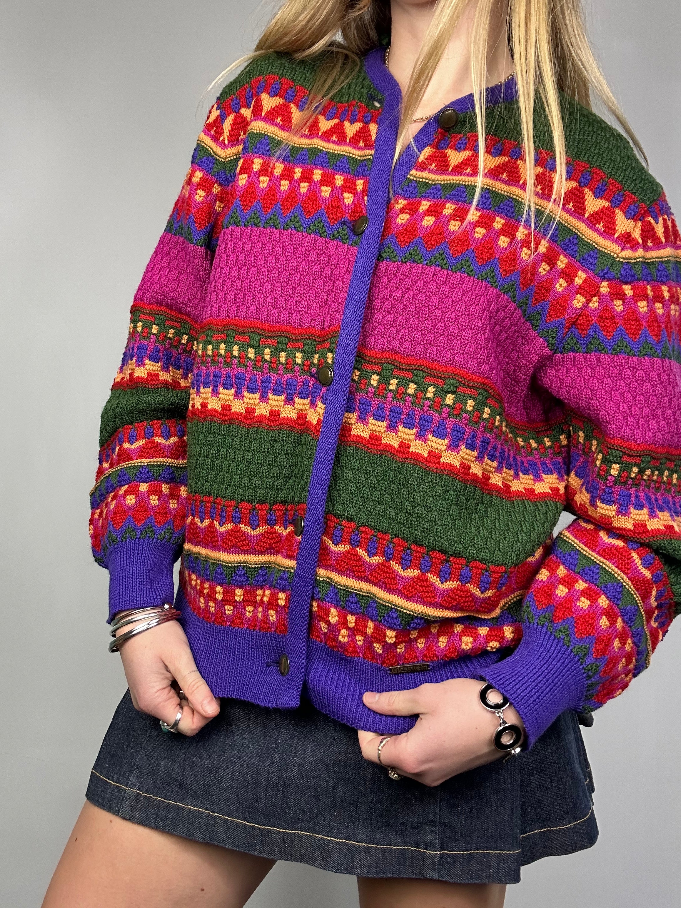 Pink 90's Cardigan Size 8/10