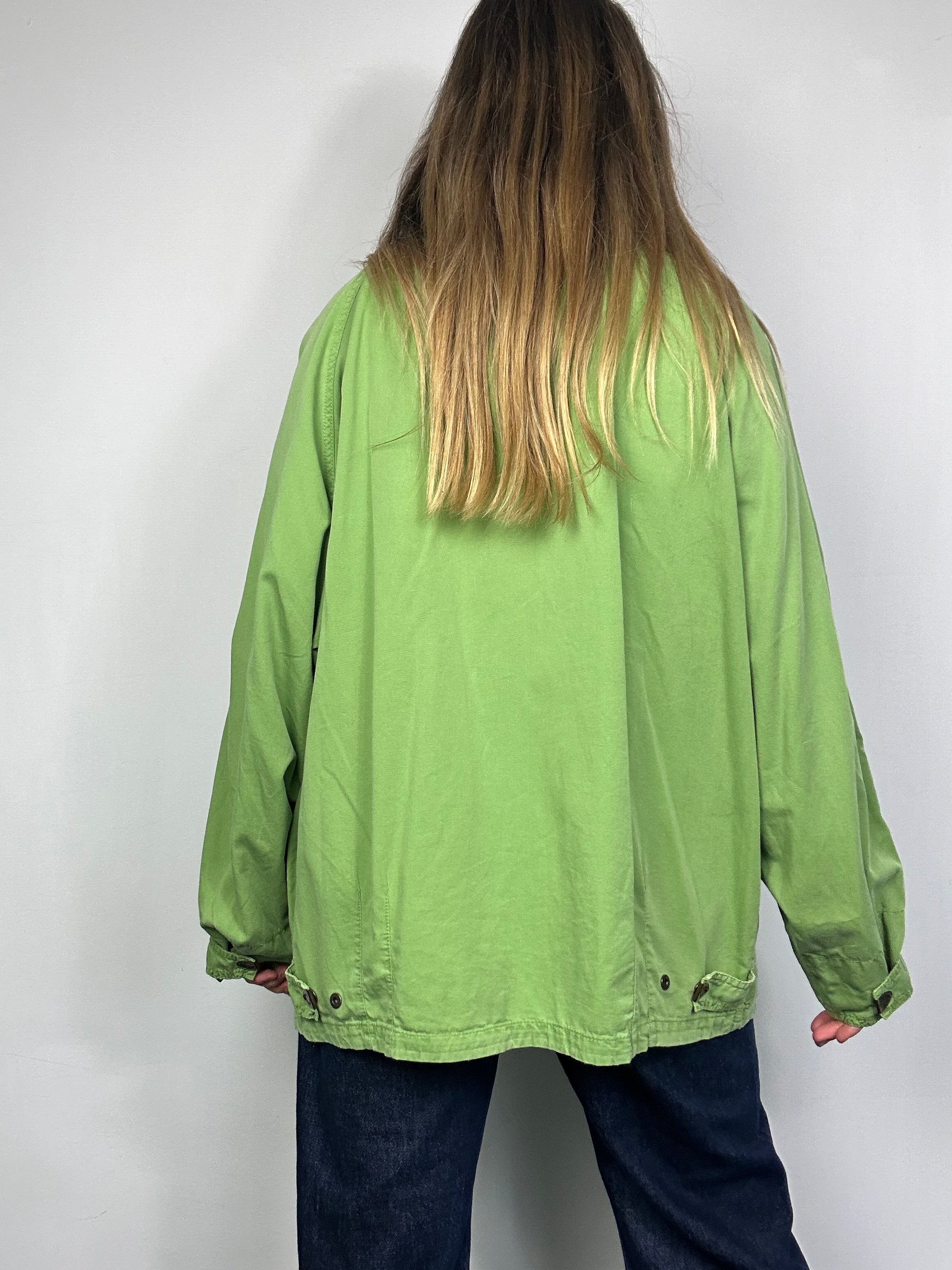 Green 90's Parka Size L