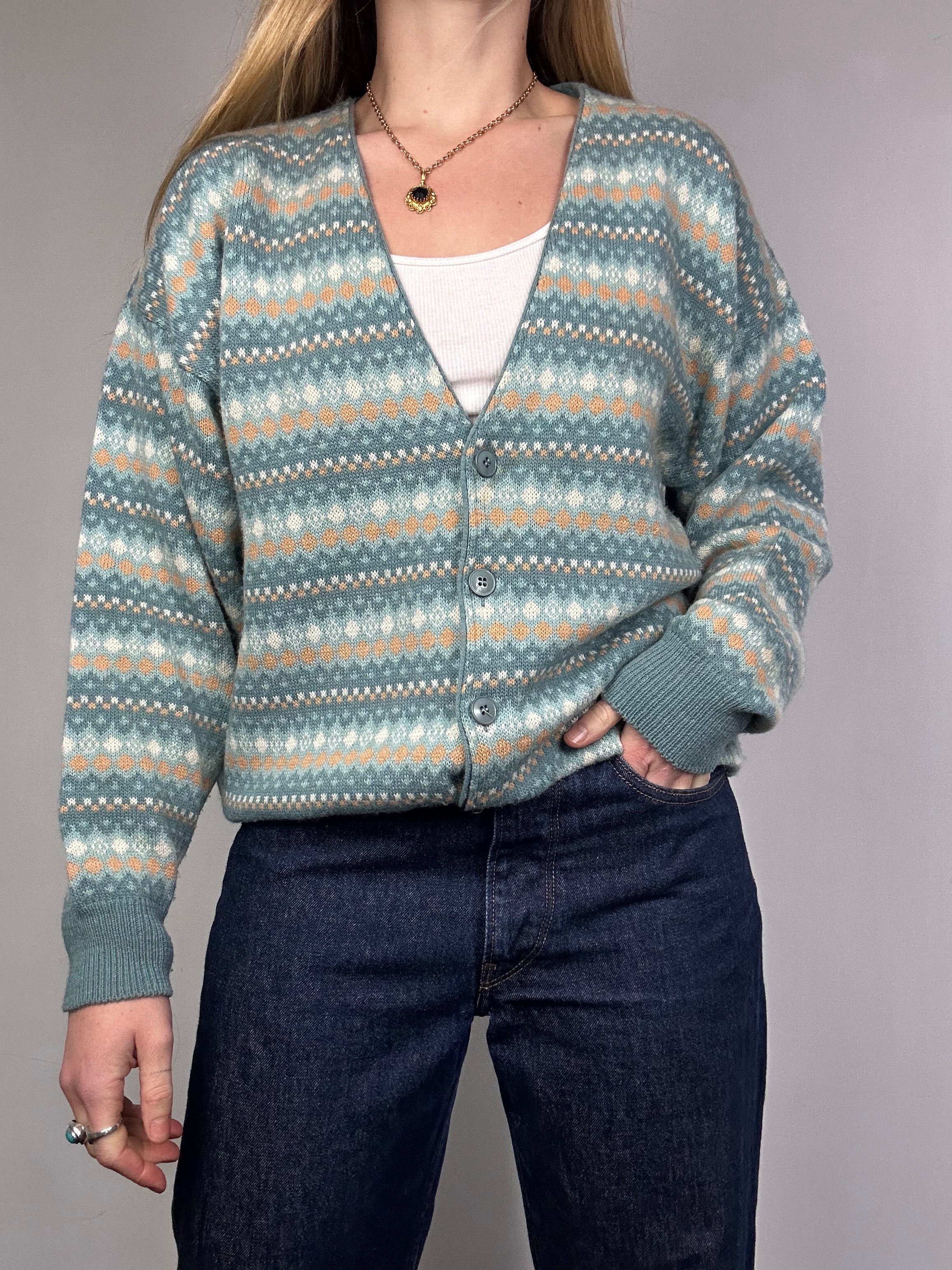 V Nck Cardigan Size 10