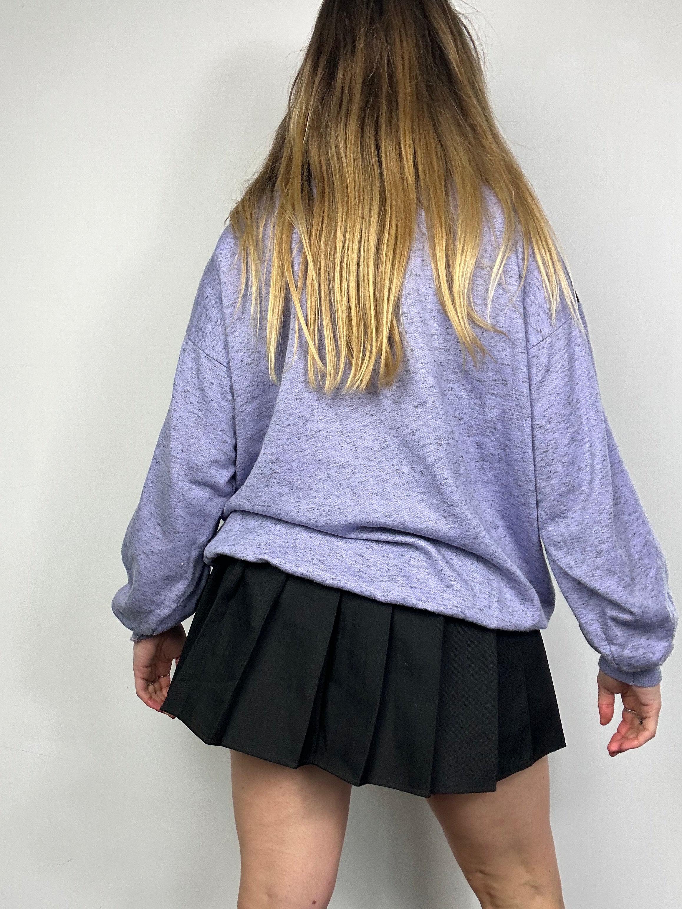 Lilac Striped Sweater Size M